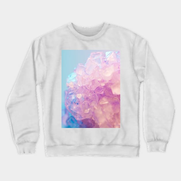 Purple Quartz Crystal Crewneck Sweatshirt by NewburyBoutique